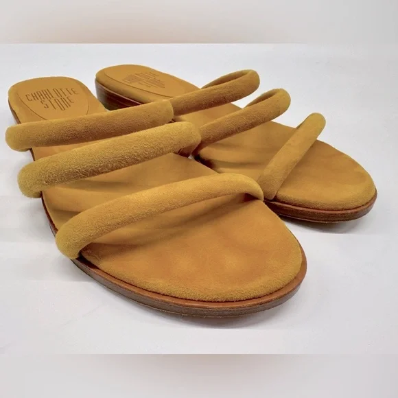 Charlotte Stone Mustard Yellow Sandals - Picture 5 of 14